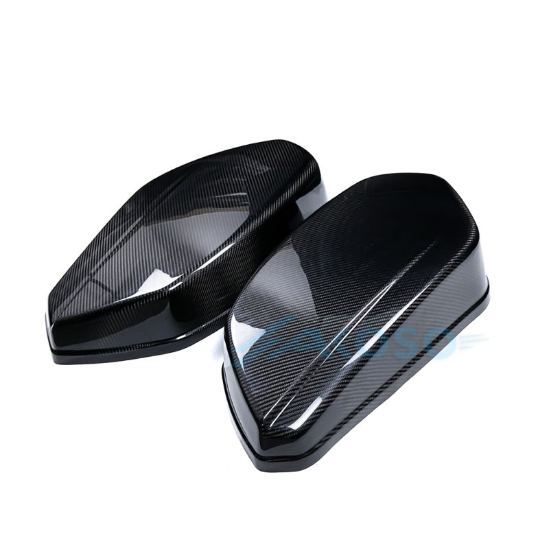 AKOSO Carbon Fiber Saddlebag Covers for Harley Davidson Softail Low Rider S ST 2022-2025