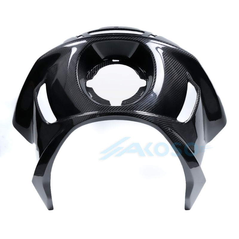 AKOSO Carbon Fiber Front Headlight Fairings for Harley Davidson Softail Low Rider S ST 2022-2025