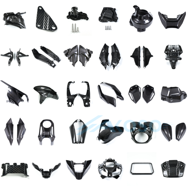 AKOSO Yamaha MT‑09 2024+ Full Carbon Fiber Fairing Kit 30 Pieces Complete Bodywork Set