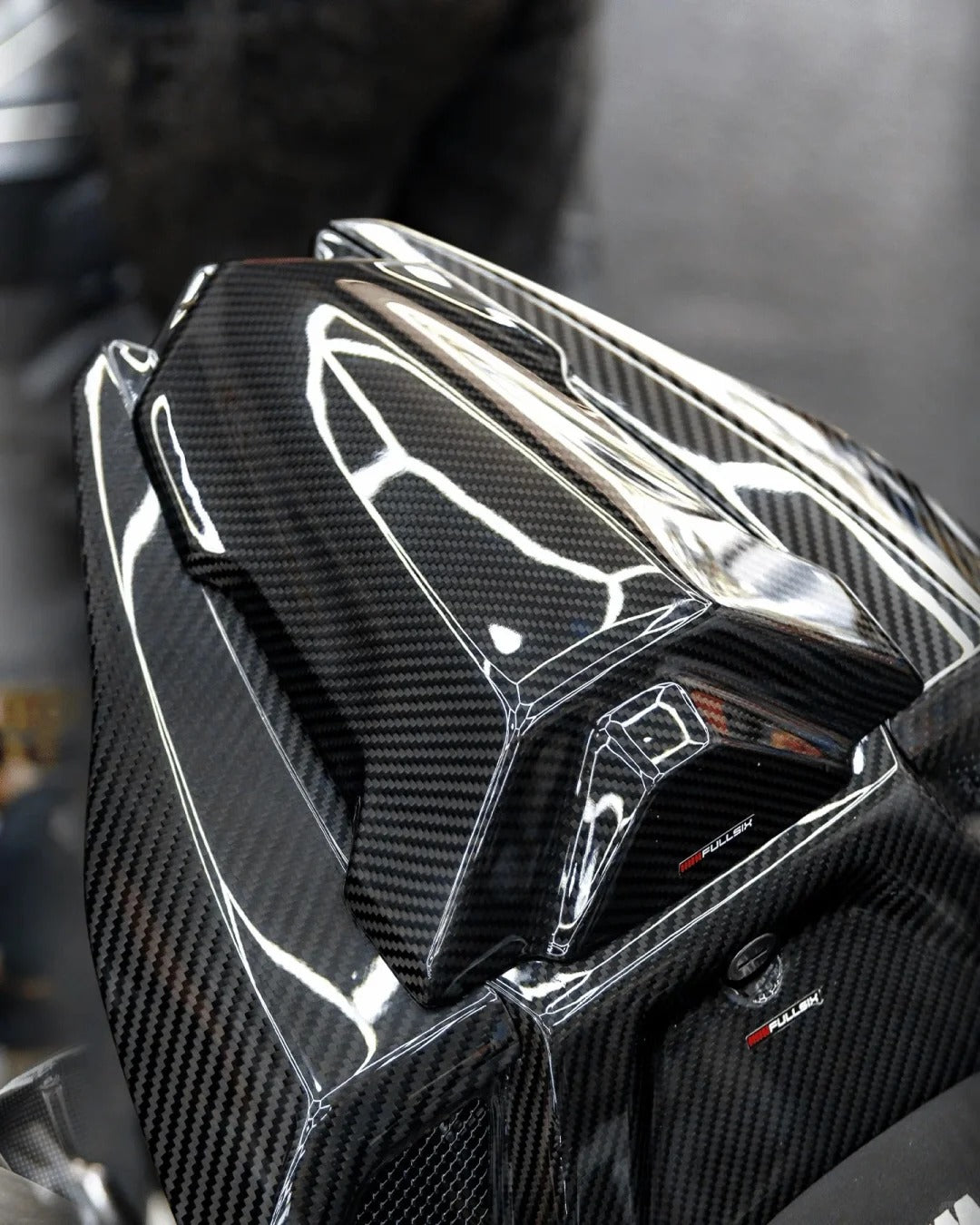 AKOSO 2019-2022 BMW S1000RR Carbon Fiber Hecksitzverkleidung Heckverkleidung Beifahrersitzverkleidung