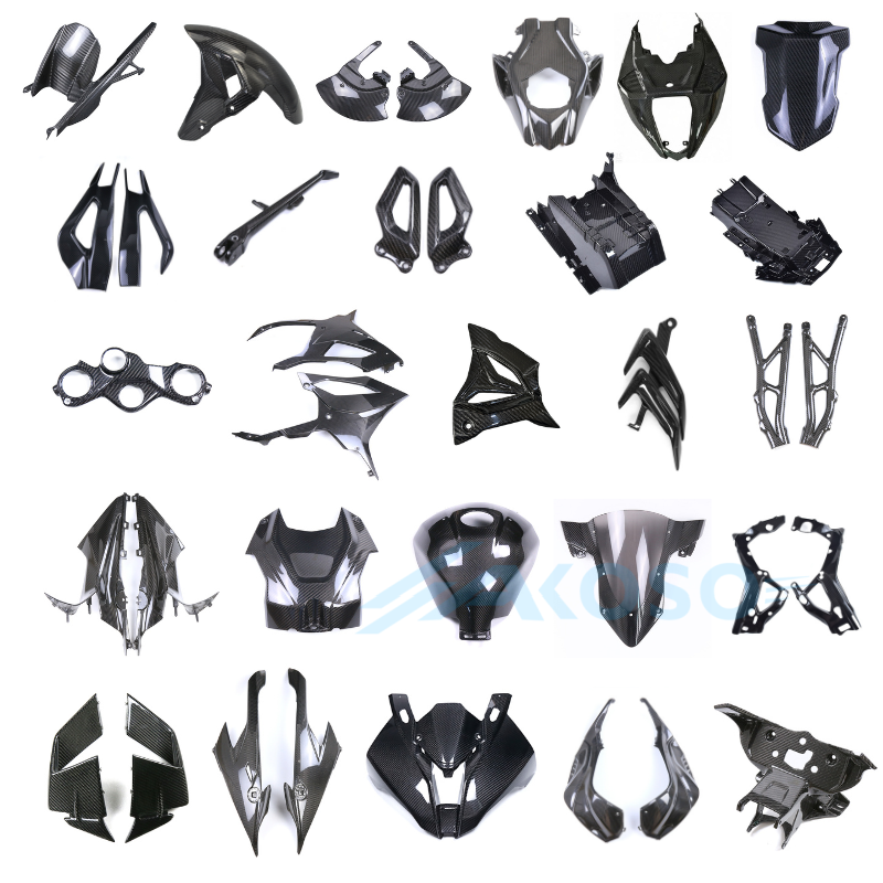AKOSO BMW S1000RR K67 2019‑2022 Full Dry Carbon Fiber Body Kit | 26‑Pieces Complete Fairing Set