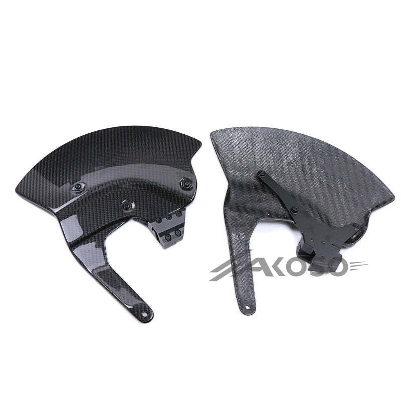 AKOSO BMW M1000RR 2023-2024 Carbon Fiber Radiator Front Wheel Side Panels Brake Caliper Cover