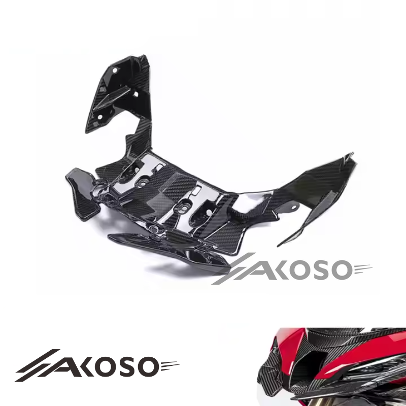 AKOSO BMW S1000XR 2020-2024 Carbon Fiber Motorcycle Front Beak Extension Fairings