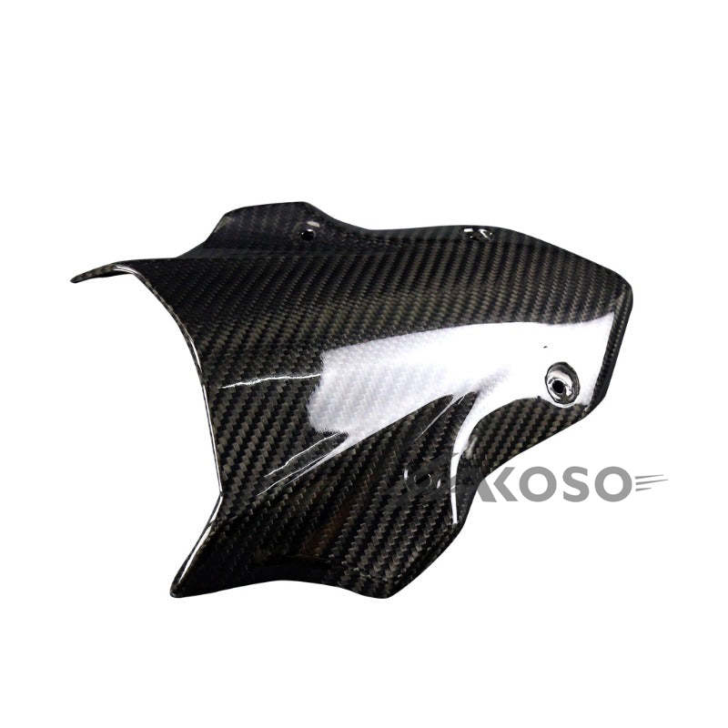 AKOSO 2017-2019 Kawasaki Z900 Carbon Fiber Motorcycle Front Wind Deflectors Windshield Windscreen