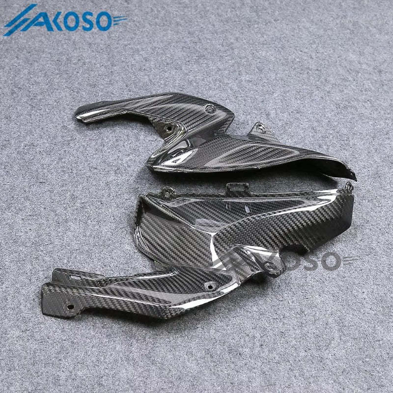 AKOSO 2020-2024 Kawasaki Z900 Carbon Fiber Motorcycle Fuel Tank Front Upper Side Inner Panel Fairing