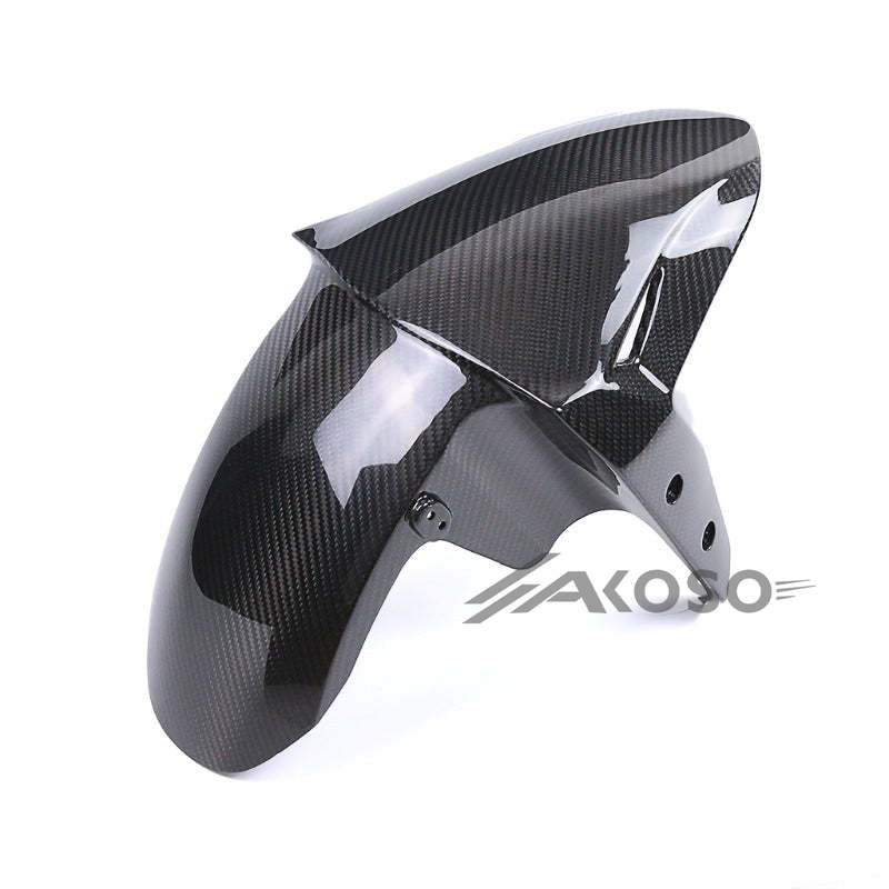 AKOSO 2022-2024 Yamaha YZF-R3 YZF R3 Carbon Fiber Front Fender Splash Hugger Mudguard