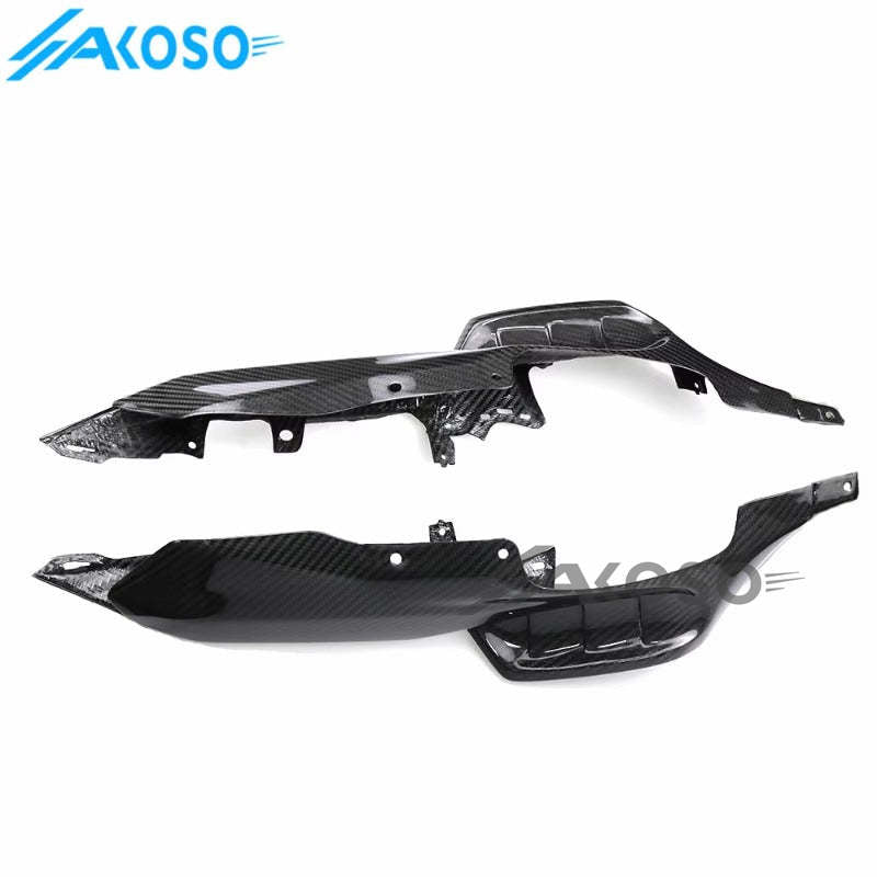 AKOSO Yamaha MT07 MT-07 2014-2017 Carbon Fiber Rear Under Tail Seat Side Panels