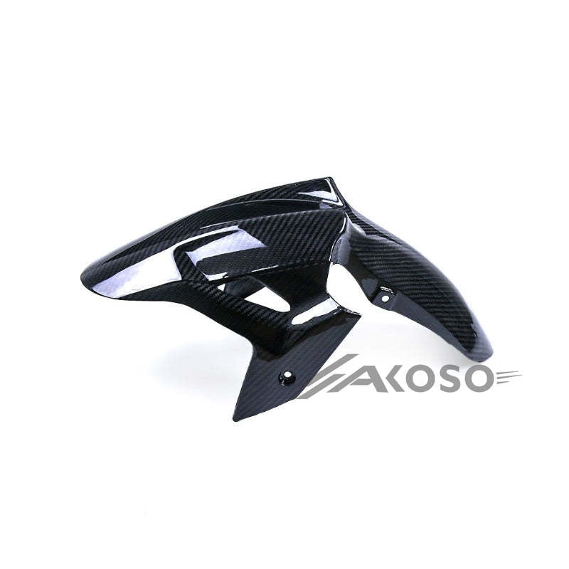 AKOSO 2018-2024 Kawasaki Ninja 400 Carbon Fiber Motorcycle Front Fairing Hugger Fender Mudguard