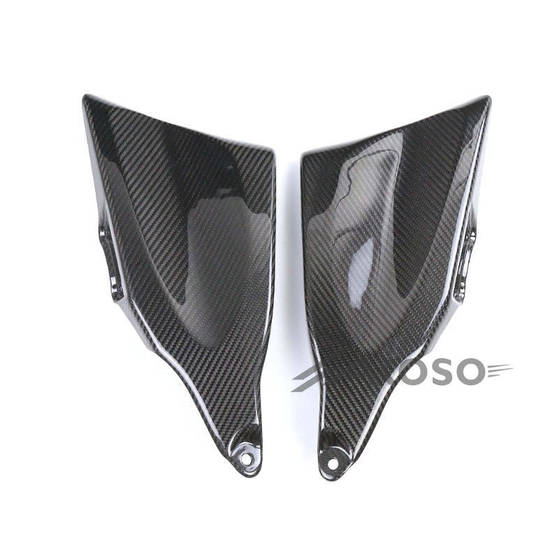 AKOSO 2021-2024 Yamaha MT09 FZ09 Carbon Fiber Motorcycle Fairing Frame Trim Cover Protector Guard Side Infill Panel