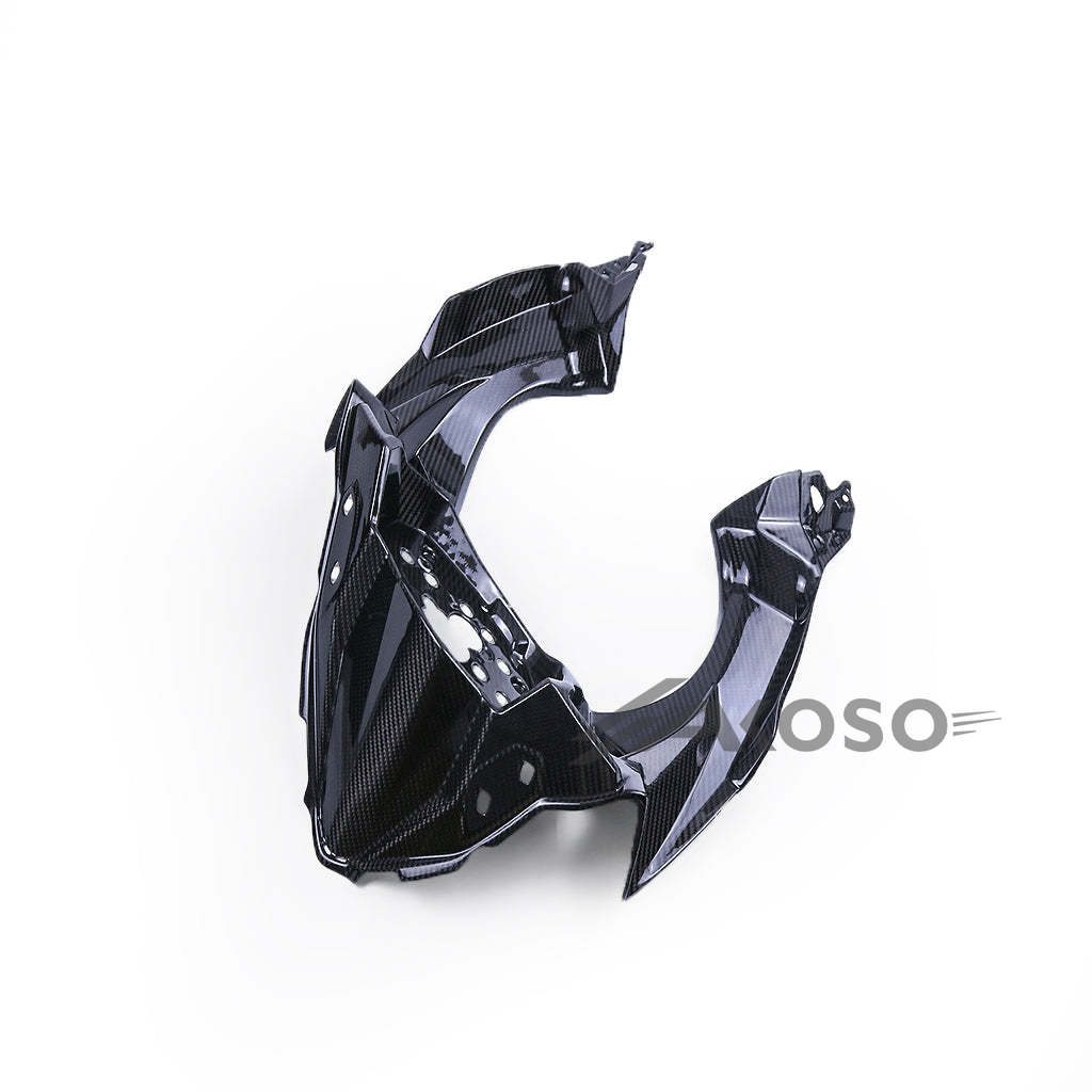 AKOSO 2018-2024 Kawasaki Ninja 400 Carbon Fiber Front Dashboard Cover Inner Panel Cowl Fairing Motorcycle