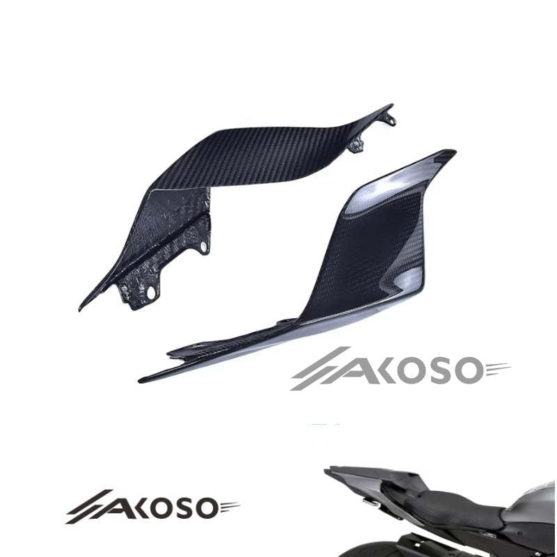 AKOSO 2017-2024 Yamaha R6 Carbon Fiber Tail Seat Side Panels Cover Kit