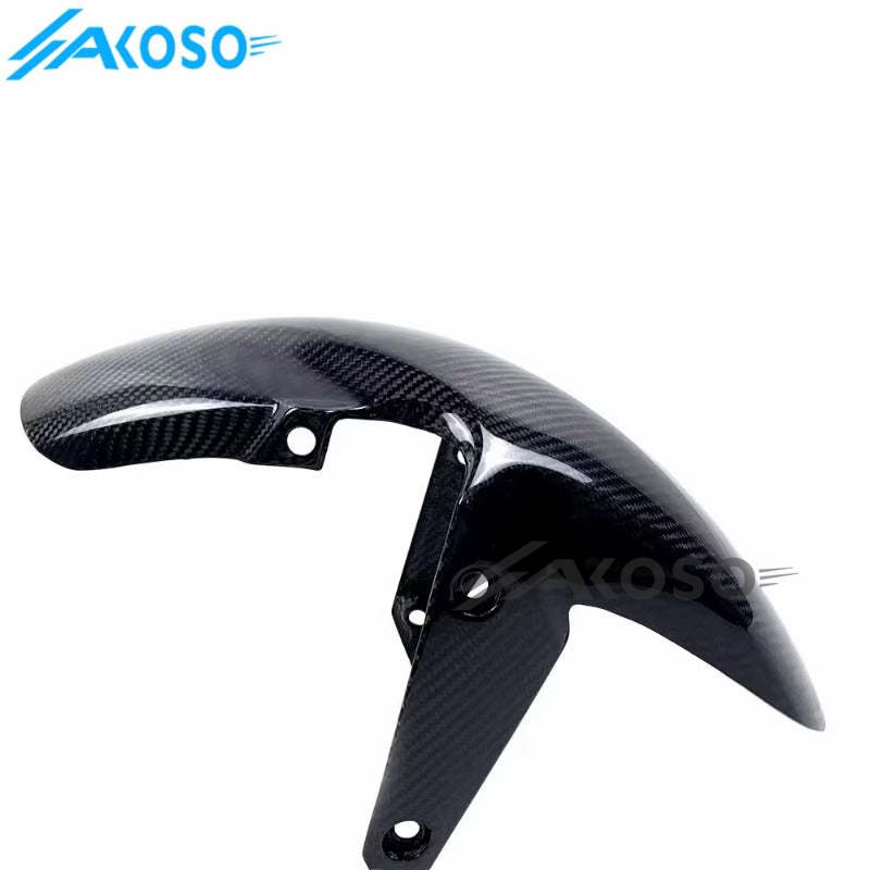 AKOSO 2014-2018 Honda CB650F CBR650F Carbon Fiber Front Fender Mud Guard Hugger