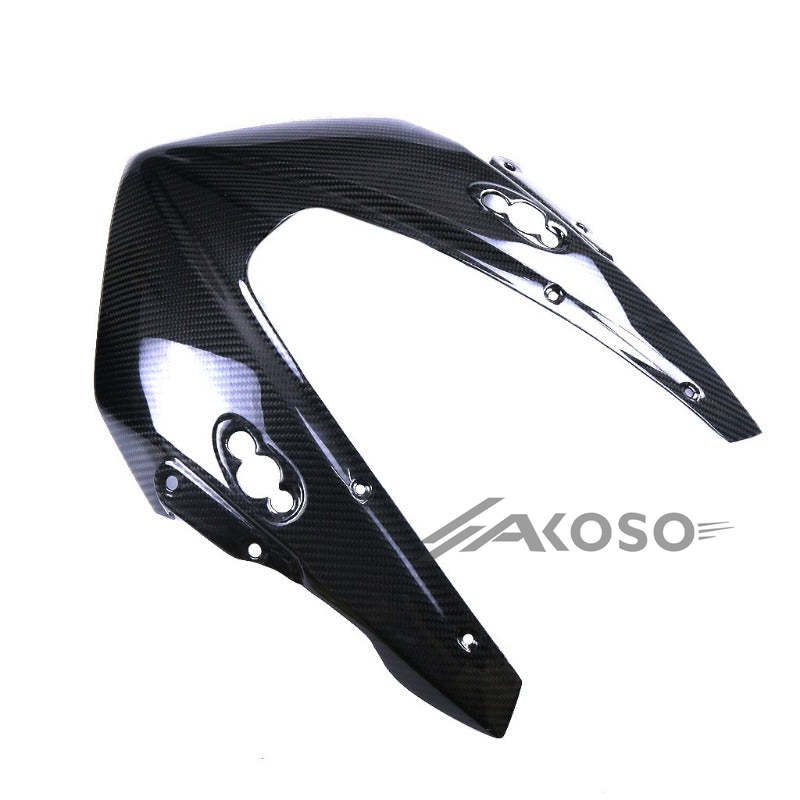 AKOSO 2017-2024 Honda CBR1000RR Carbon Fiber Motorcycle Front Upper Fairing Headlight Cowl Nose Panel