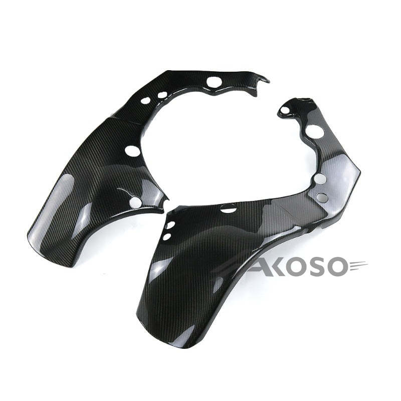 AKOSO Kawasaki ZX10R ZX-10R 2016-2020 Carbon Fiber Frame Cover Panel Protector Guard Fairing