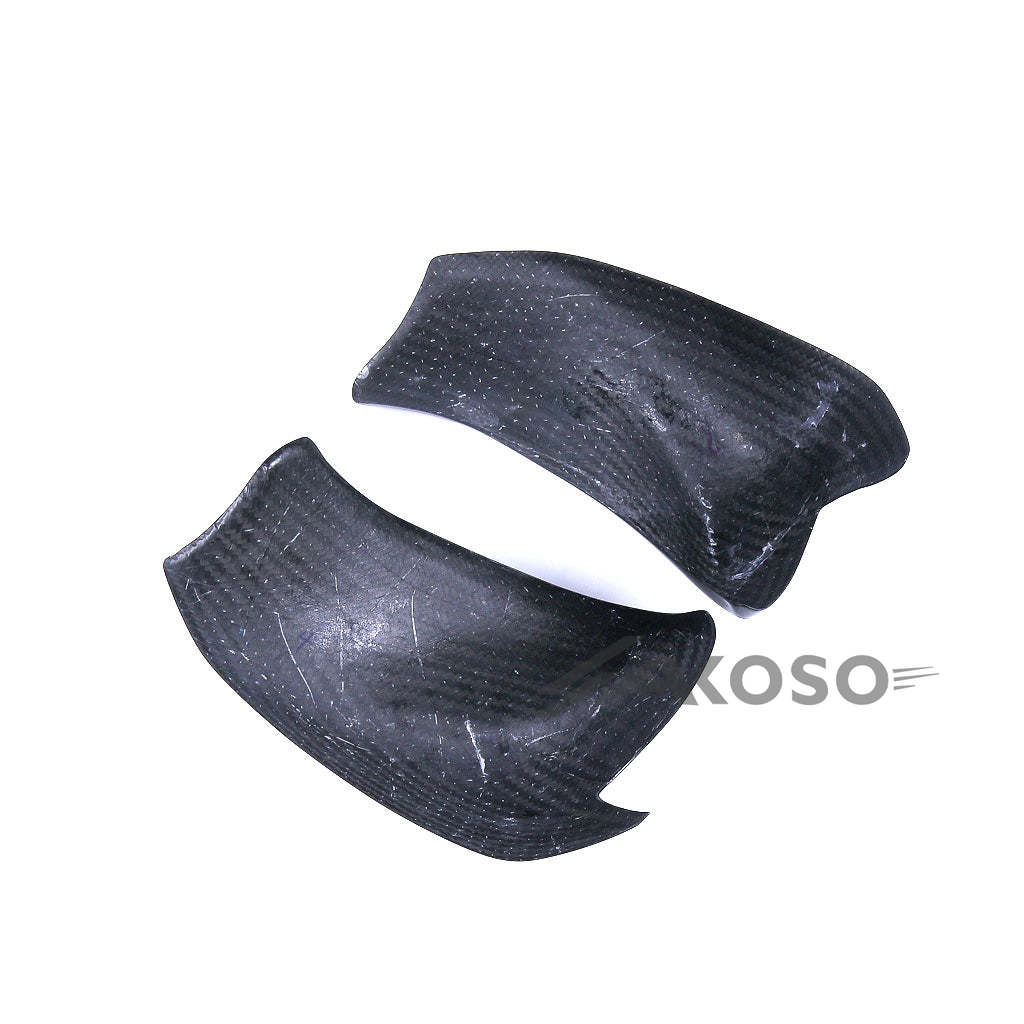 AKOSO 2014-2019 Kawasaki Z1000 Carbon Fiber Motorcycle Upper Fuel Tank Side Panel Cover Fairing