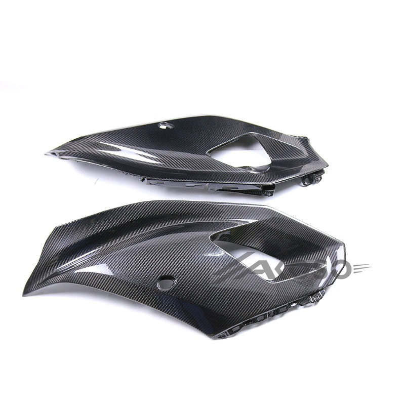 AKOSO 2022-2024 Yamaha R7 Carbon Fiber Front Upper Side Panels Fairing Cover Cowl