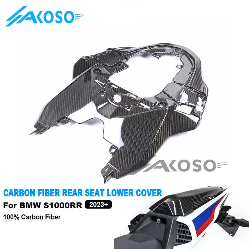 AKOSO 2023 2024 BMW S1000RR Carbon Fiber Rear Undertail Seat Cover Cowling Fairing