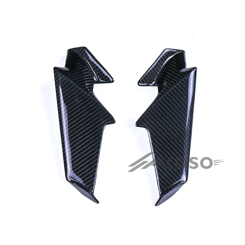 AKOSO 2018-2024 Kawasaki Ninja 400 Carbon Fiber Motorcycle Fixed Wing Fairing Winglet