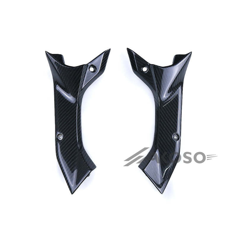 AKOSO 2017-2024 Yamaha R6 Carbon Fiber Dash Panel Side Covers Fairing