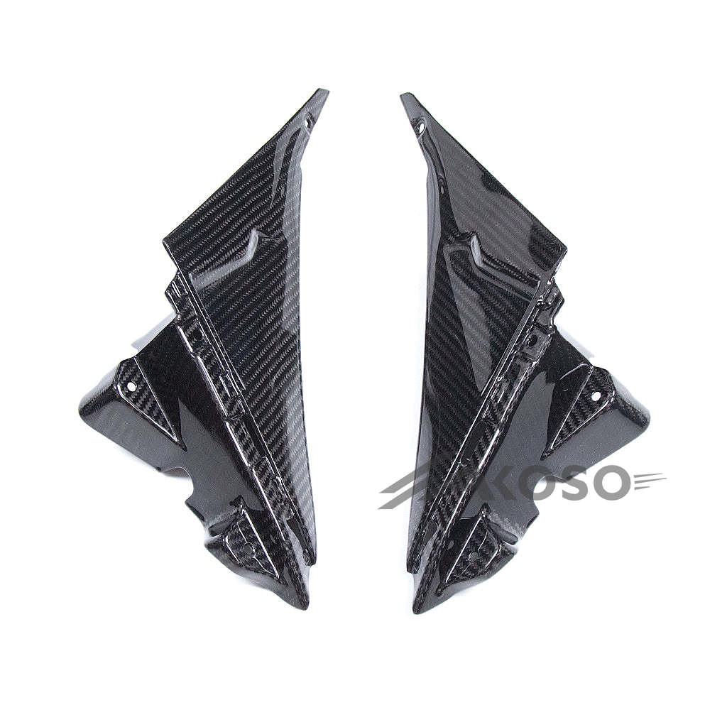 AKOSO 2024+ Kawasaki ninja ZX6R 636 100% Carbon Fiber Water Tank Guard Panels Fairing