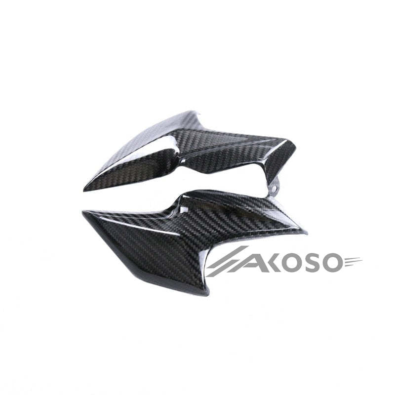 AKOSO 2020-2024 Kawasaki Z900 Carbon Fiber Motorcycle Front Side Nose Headlight Fairing Panel