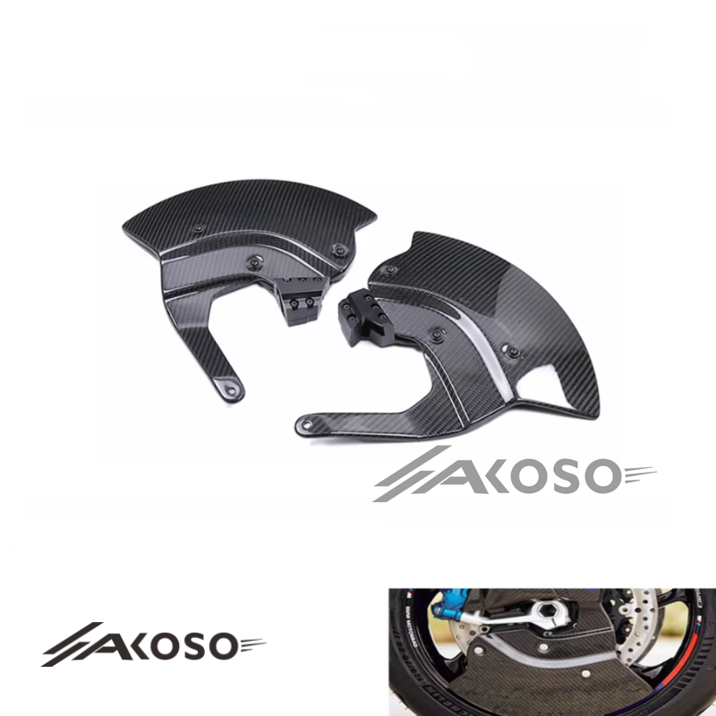 AKOSO BMW M1000RR 2023-2024 Carbon Fiber Radiator Front Wheel Side Panels Brake Caliper Cover