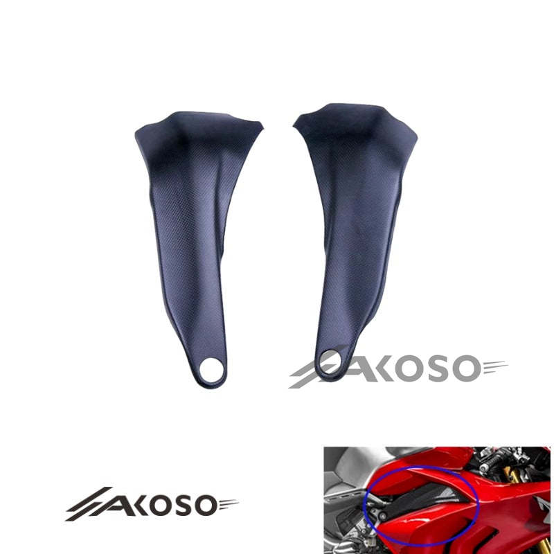 AKOSO 2019-2024 Ducati Streetfighter Panigale V4 Carbon Fiber Motorcycle Accessories Frame Cover