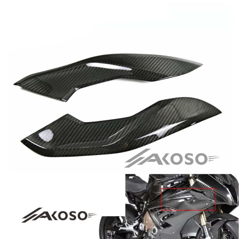 AKOSO 2019-2022 BMW S1000RR Carbon Fiber Motorcycle Front Side Panels Fairing