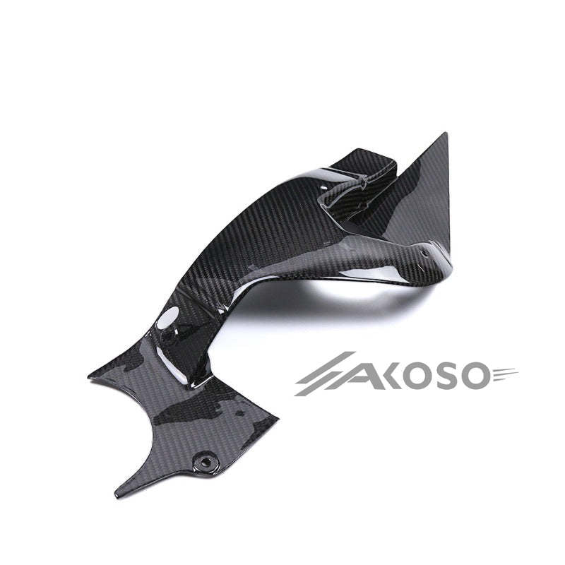 AKOSO 2015-2024 Kawasaki Ninja H2 H2R Carbon Fiber Motorcycle Swing Arm Guard Protector Fairing Swingarm Cover