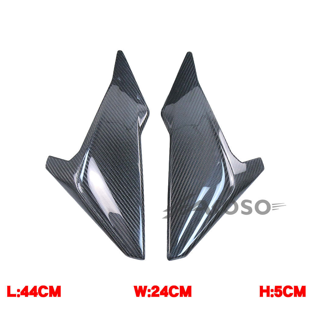 AKOSO 2014-2020 BMW S1000R Carbon Fiber Motorcycle Fuel Tank Side Panels Fairings