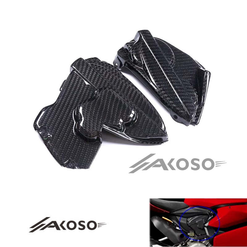 AKOSO Ducati Panigale 899 959 V2 2014+ Carbon Fiber Engine Side Cover