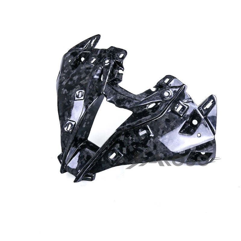 AKOSO BMW S1000RR 2019-2022 Carbon Fiber Upper Front Nose Fairing Cowl Head Intake Cover Panel