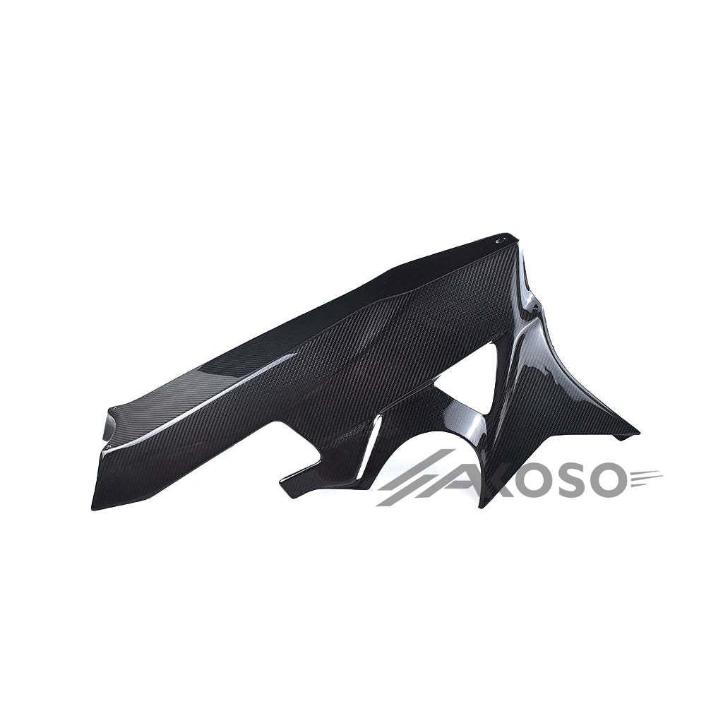 AKOSO 2015-2018 BMW S1000RR Motorcycle Carbon Fiber Side Under Fairing Panel Belly Pan Panel Cowl Fairing