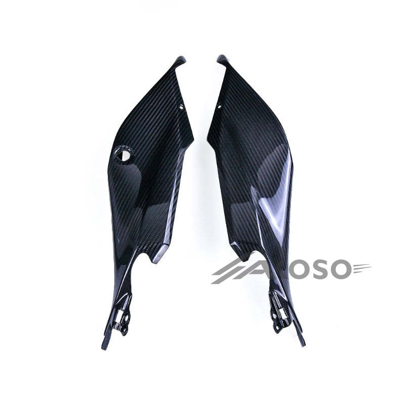 AKOSO 2018-2024 Kawasaki Ninja 400 Carbon Fiber Rear Seat Side Fairing Cowl Panel Motorcycle