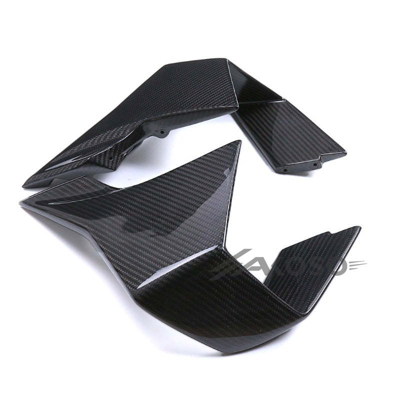 AKOSO 2023-2024 BMW M1000RR Carbon Fiber Wind Deflector Wings Fairing Front Spoiler Fixed Winglets Motorcycle