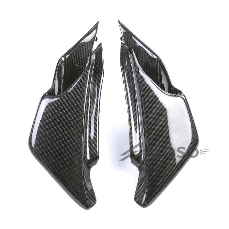 AKOSO 2022-2024 Yamaha R3 Carbon Fiber Winglets Aerodynamic Wing Wind Spoilers Motorcycle Deflector