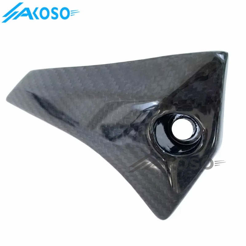 AKOSO 2015-2024 Kawasaki Ninja H2 H2R Carbon Fiber Motorcycle Chain Guard Sprocket Cover Protector