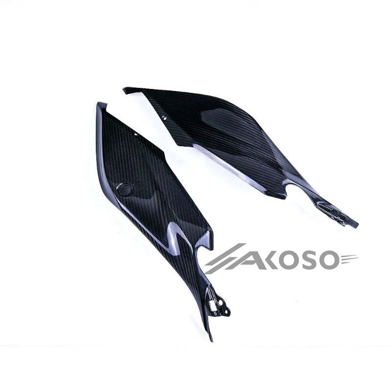 AKOSO 2018-2024 Kawasaki Ninja 400 Carbon Fiber Rear Seat Side Fairing Cowl Panel Motorcycle