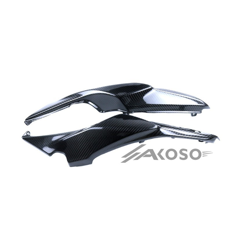 AKOSO 2014-2024 Kawasaki Ninja 650 Carbon Fiber Motorcycle Rear Seat Side Fairing Cowl Panel