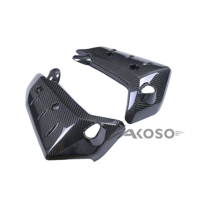 AKOSO Yamaha MT10 2022-2024 Carbon Fiber Motorcycle Water Tank Guard Radiator Side Guards Cover Fairing Kits