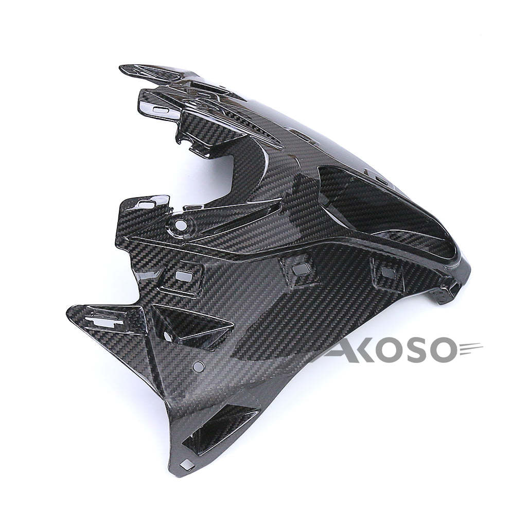 AKOSO 2023-2024 BMW M1000RR Carbon Fiber Motorcycle Front Headlight Nose Cowl Air Intake Cover