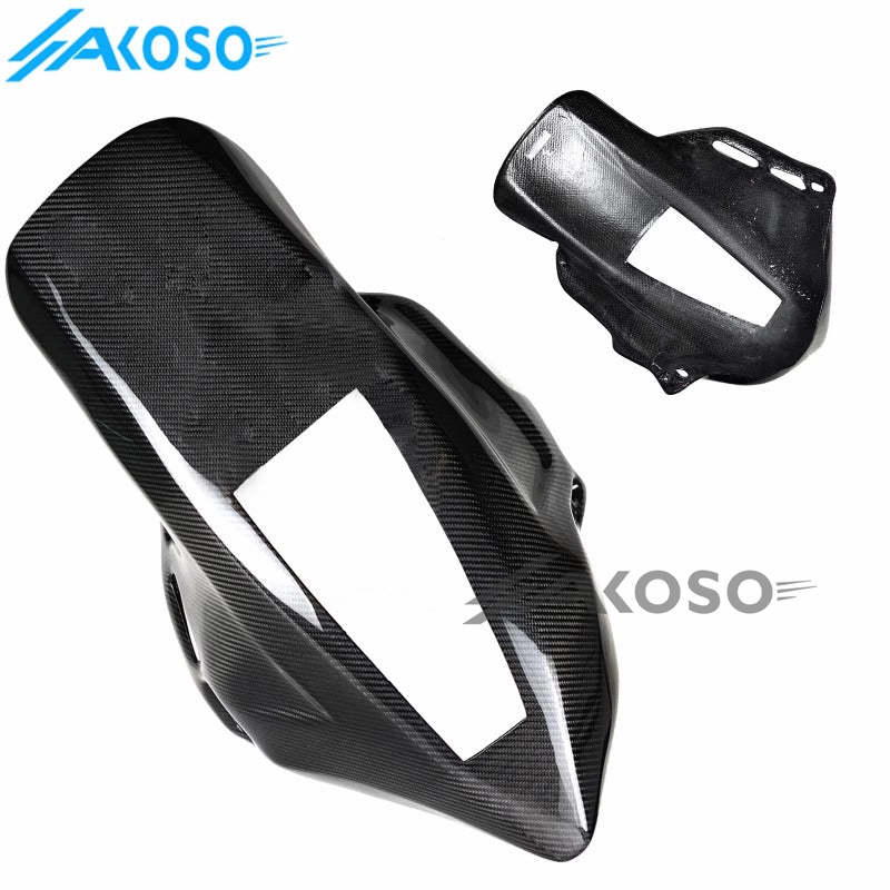 AKOSO 2017-2019 Kawasaki Z900 Carbon Fiber Motorcycle Rear Passenger Seat Cover Plate