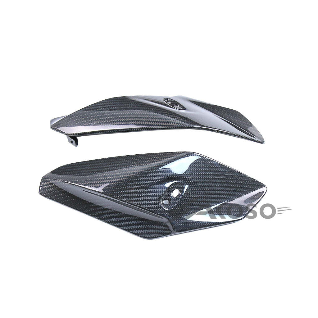 AKOSO 2015-2020 BMW S1000R Carbon Fiber Motorcycle Modified Carbon Fiber Headlight Side Cover Face Plate