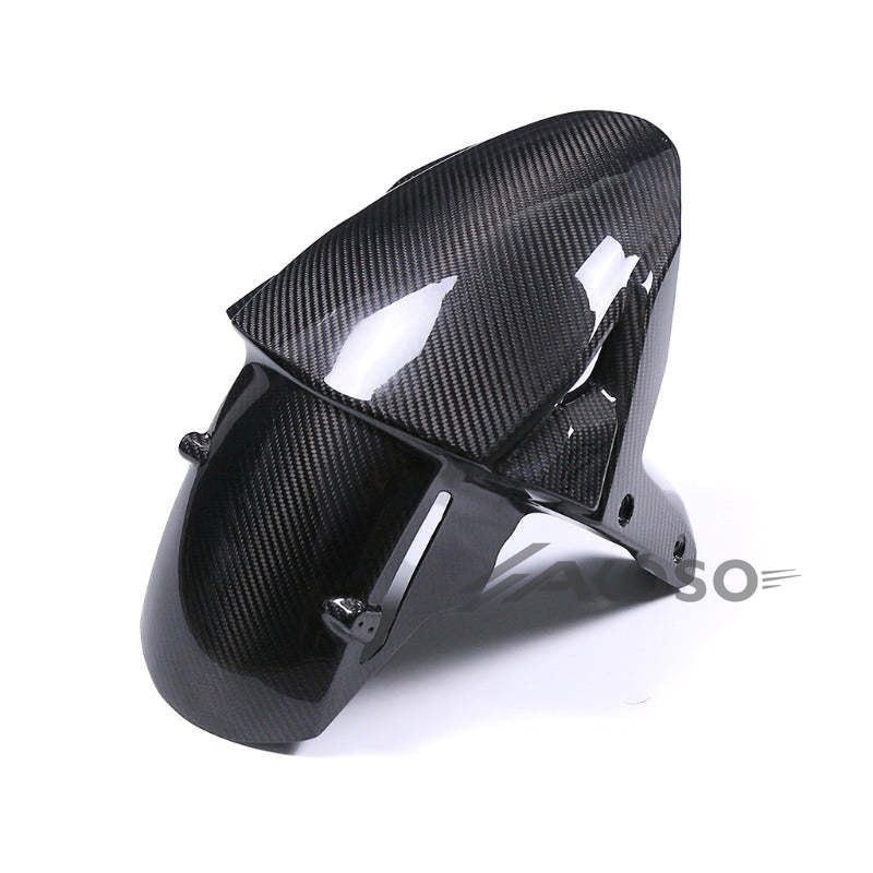 AKOSO 2021-2024 Kawasaki Z H2 Carbon Fiber Motorcycle Front Fender Hugger Mud Splash Mudguard