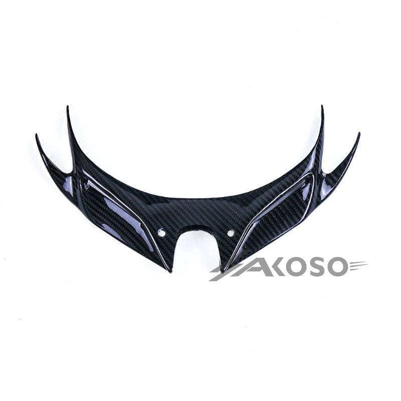 AKOSO 2018-2024 Kawasaki Ninja 400 Carbon Fiber Motorcycle Front Fairing Aerodynamic Wing Cover