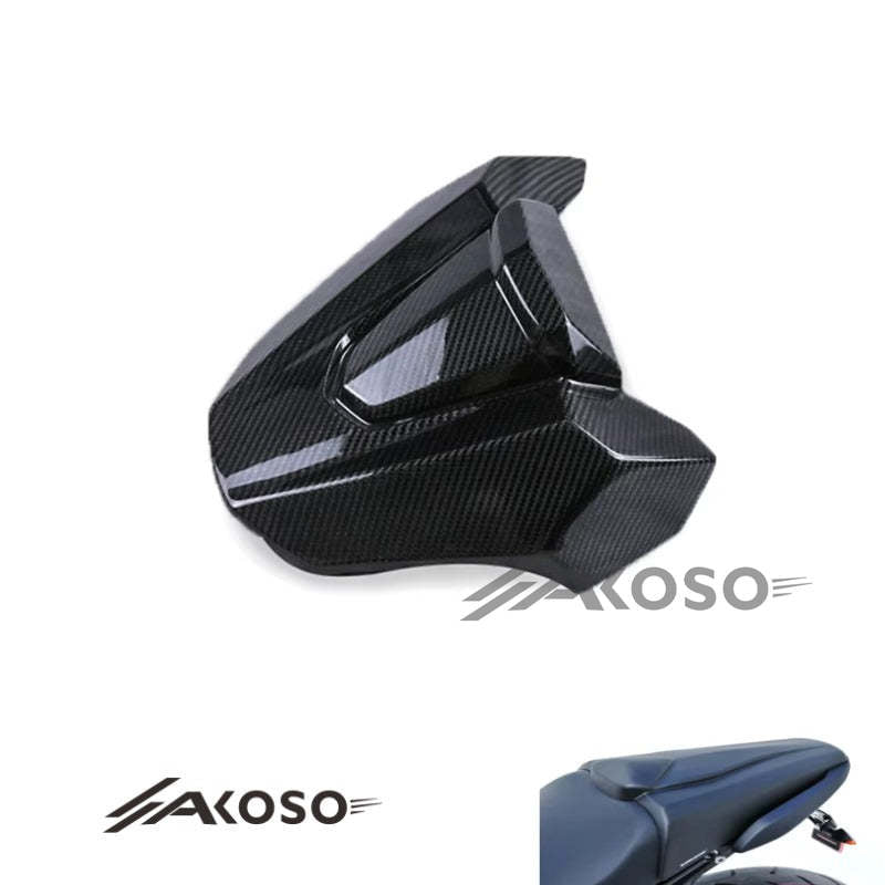 AKOSO 2014-2018 Honda CB650F CBR650F / 2019+ CB650R CBR650R Carbon Fiber Rear Seat Cover Cowl