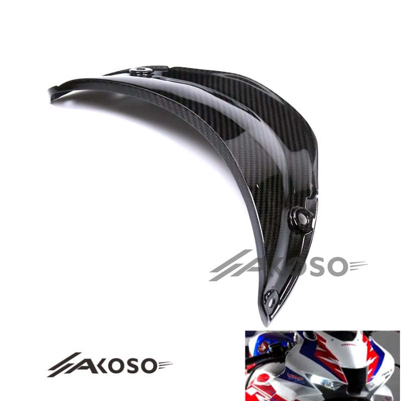 AKOSO 2021-2024 Honda CBR1000RR-R Carbon Fiber Motorcycle Front Headlight Lower Cover Fairing