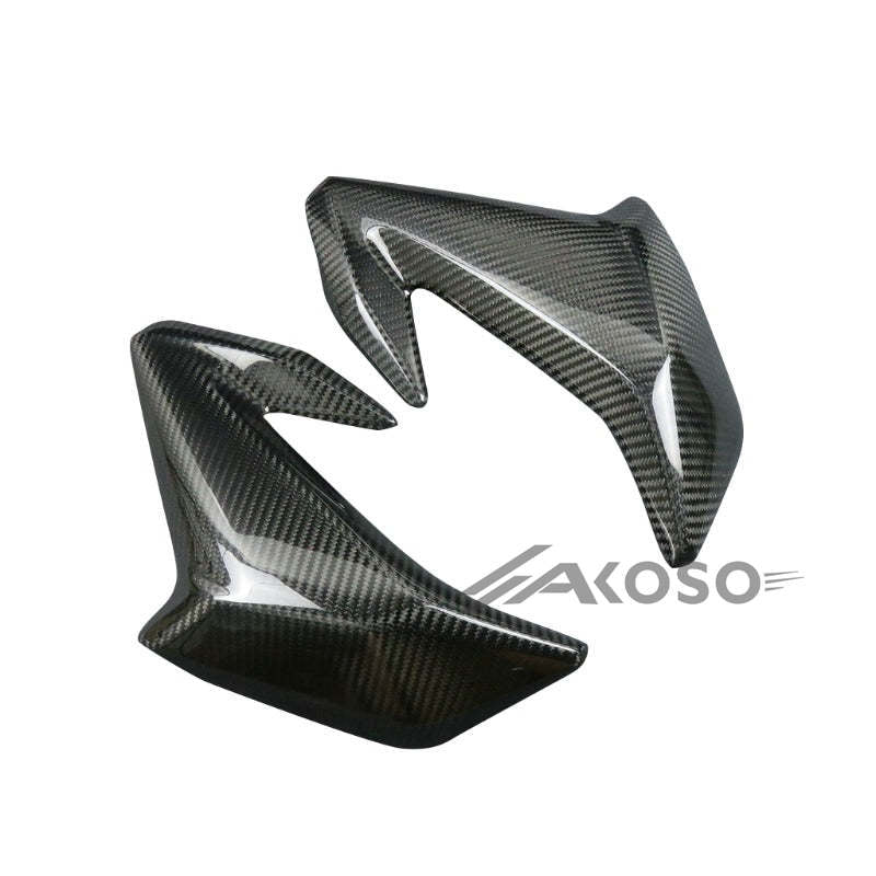 AKOSO 2017-2019 Kawasaki Z900 Carbon Fiber Motorcycle Fuel Gas Tank Side Cover Panel Fairing