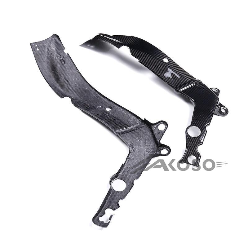 AKOSO 2024+ Kawasaki ninja ZX6R 636 100% Carbon Fiber Frame Cover Protector Fairing