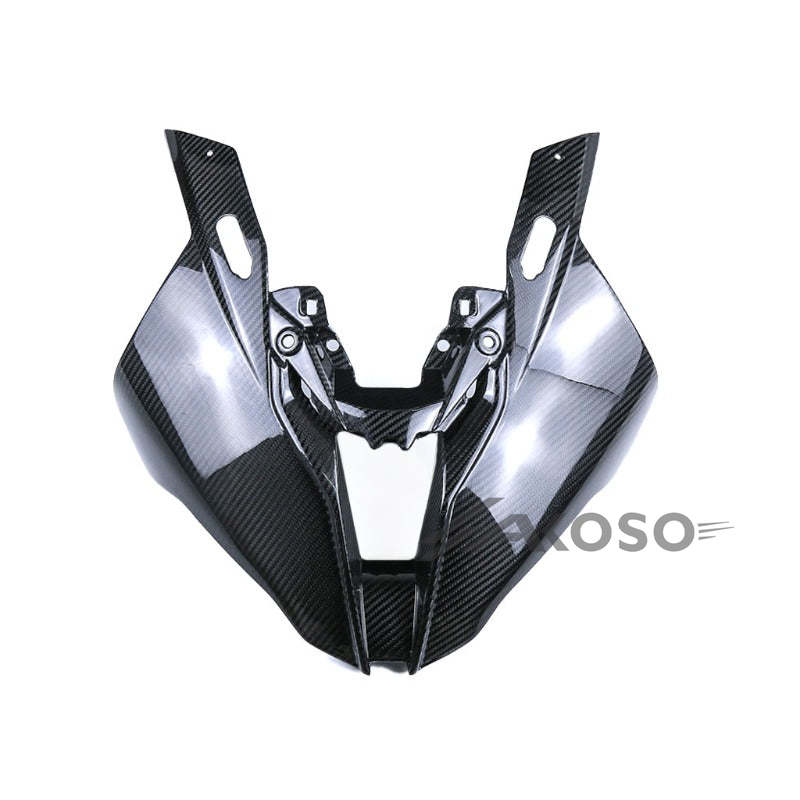 AKOSO 2019-2022 BMW S1000RR Carbon Fiber Headlight Nose Cowl Front Fairing